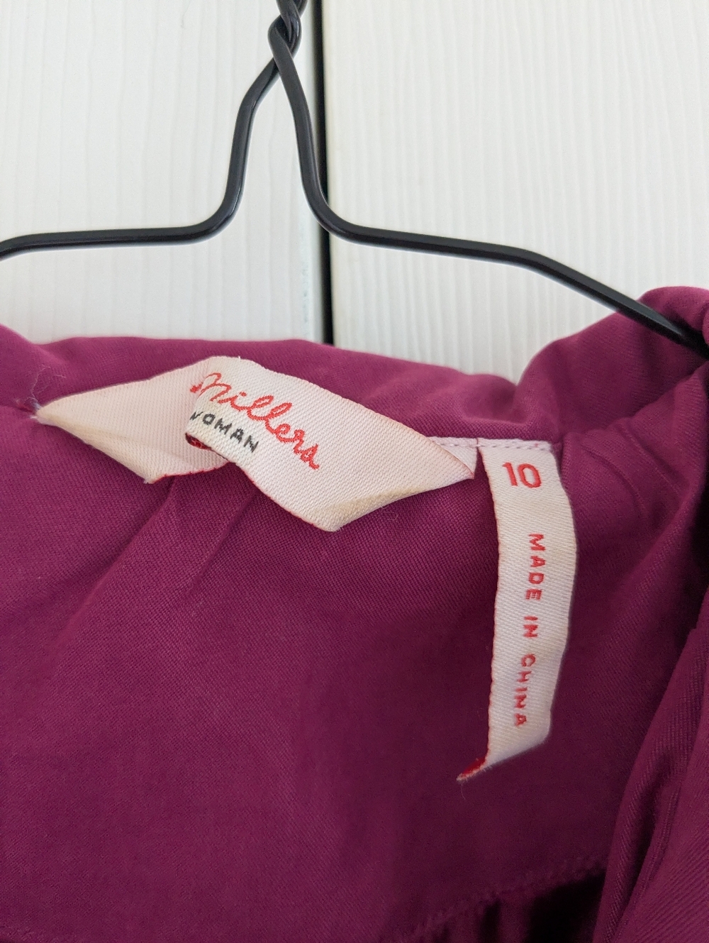 Women’s Magenta Button-Front Jacket - Picture 8 of 8